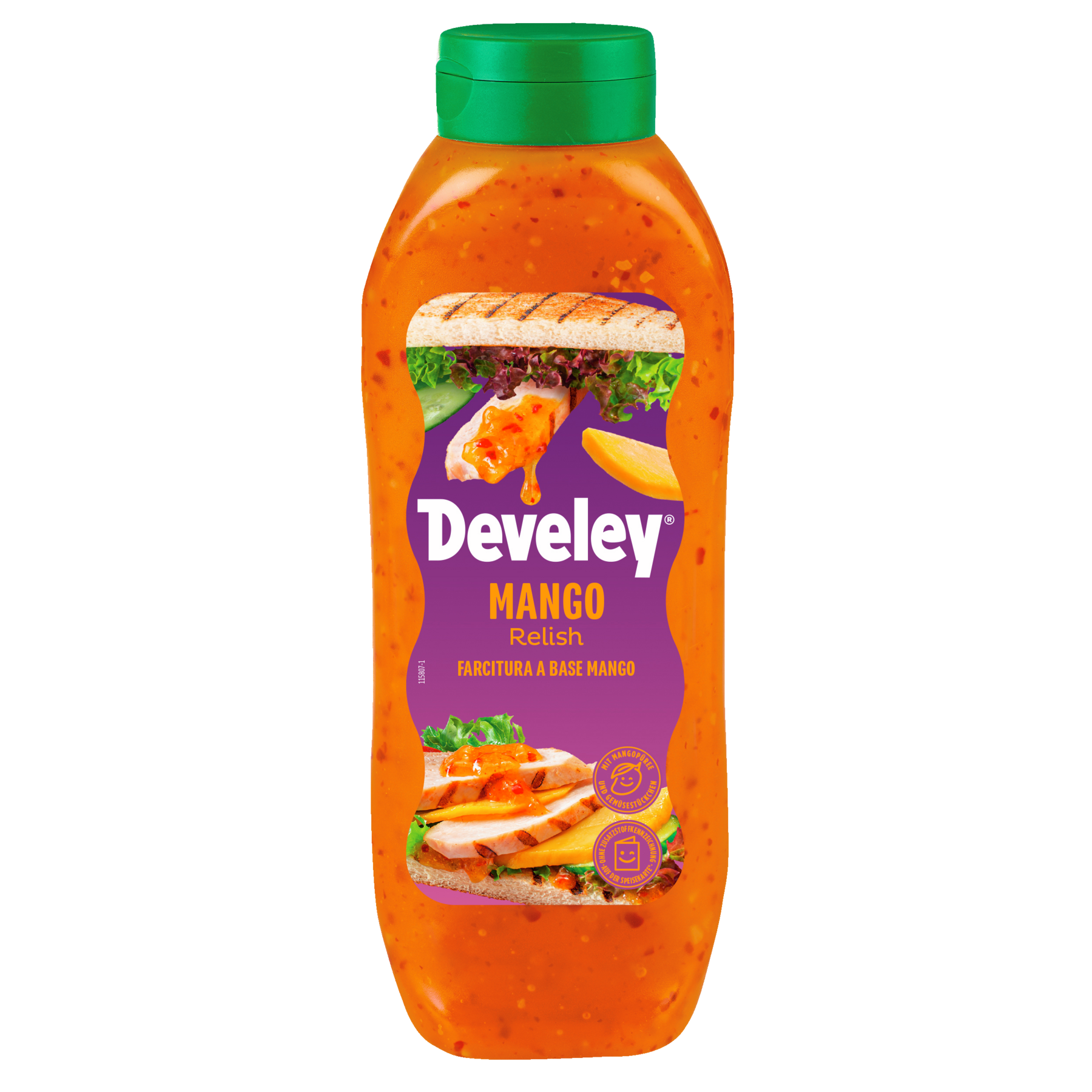 develey-mango-relish-875-ml-gro-flasche-sauce image 1