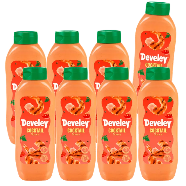 develey-cocktail-sauce-8x-875-ml-flasche-multipack image 1