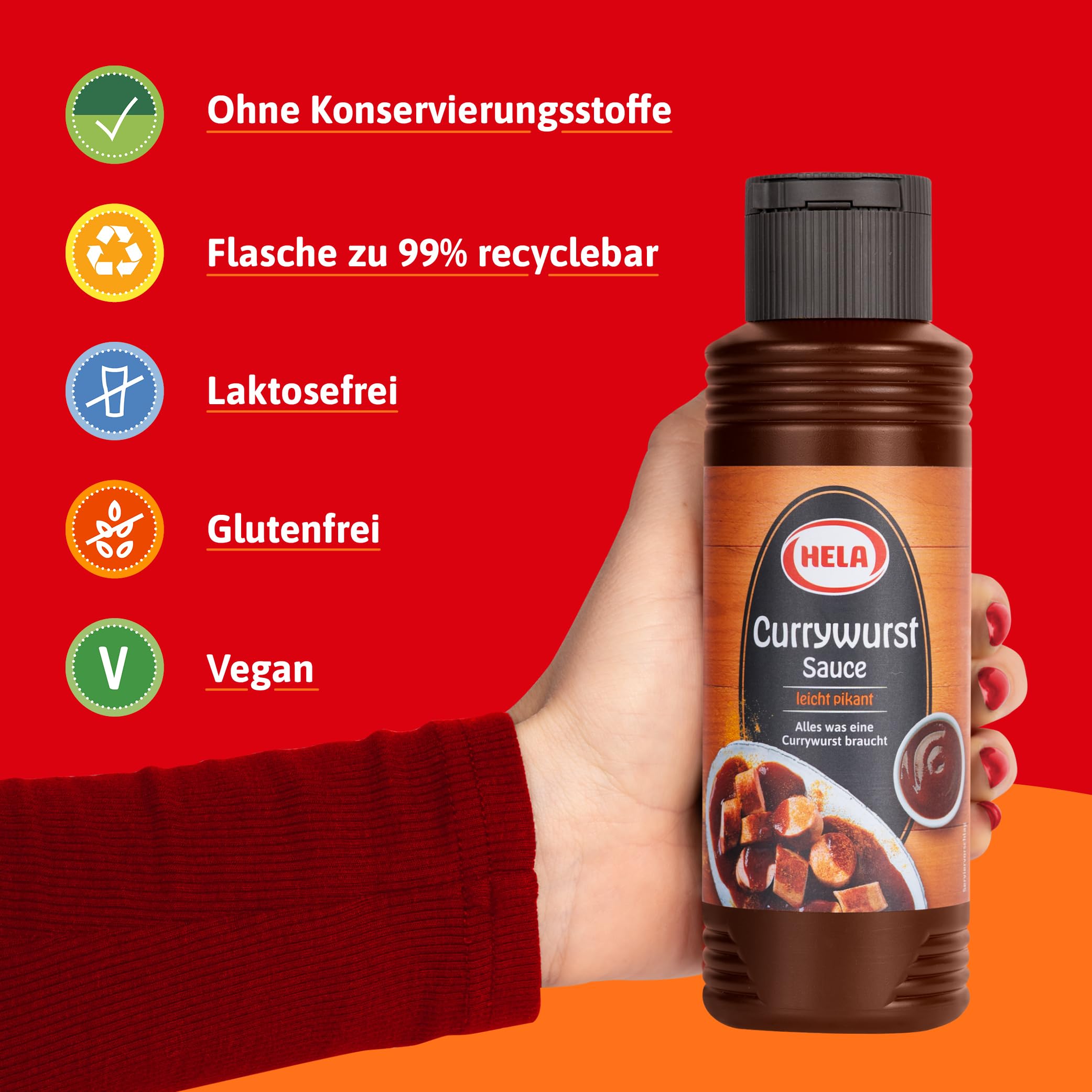 hela-currywurst-sauce-leicht-pikant-300ml image 6