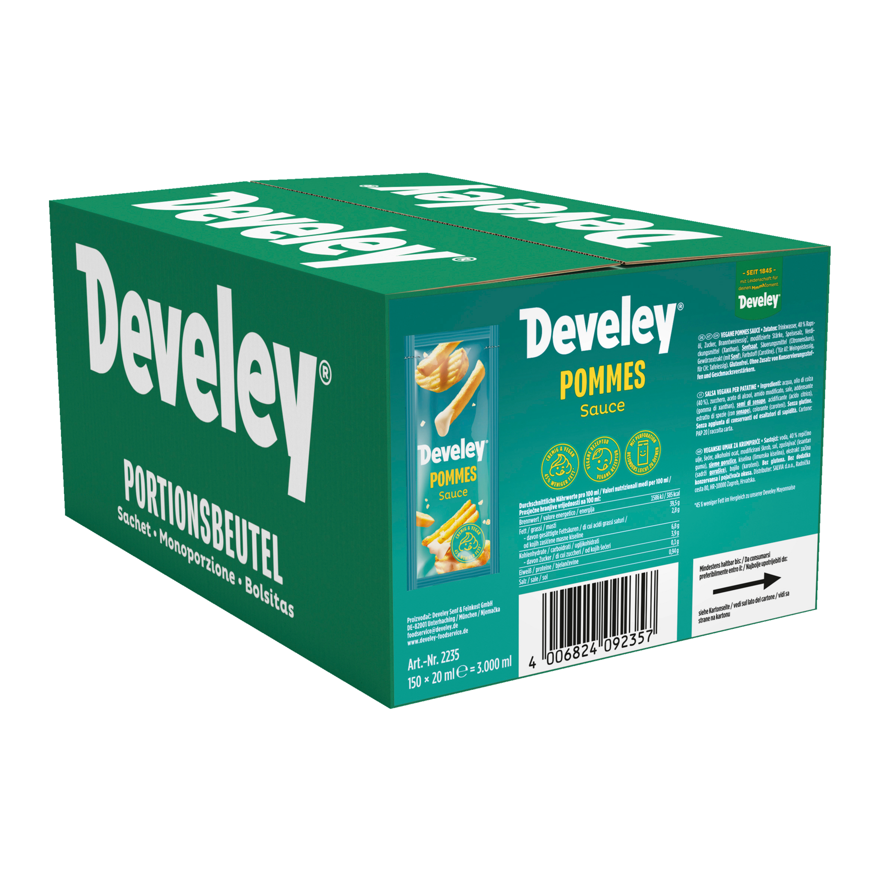 develey-pommes-sauce-150x-20-ml-portionsbeutel-karton image 1