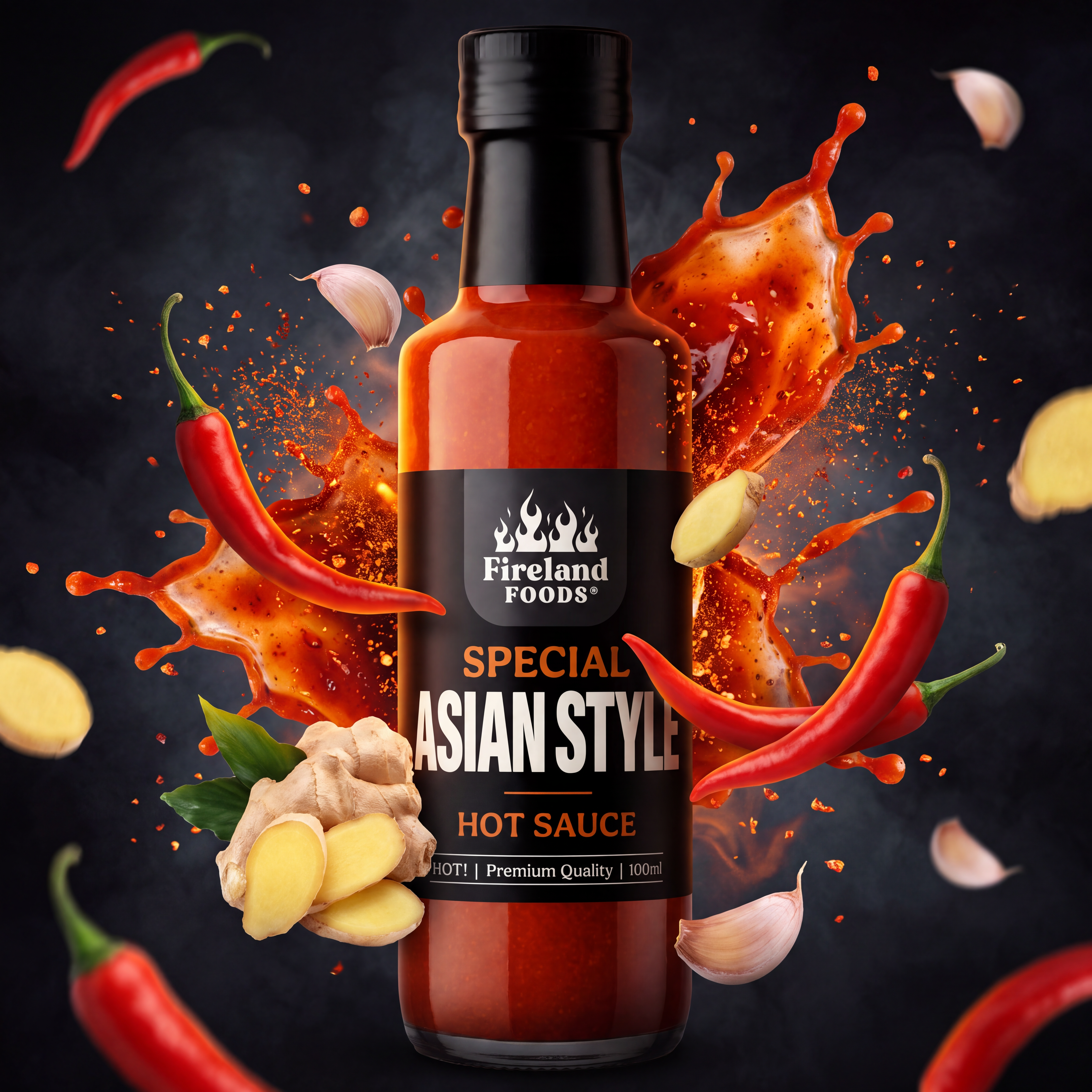 fireland-foods-asian-style-hot-sauce-asiatische-chilisauce-mit-ingwer image 2