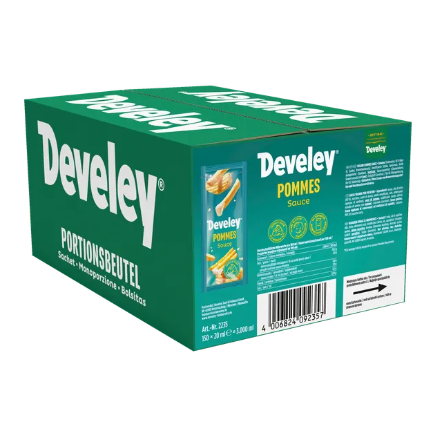 develey-pommes-sauce-150x-20-ml-portionsbeutel-karton image 1