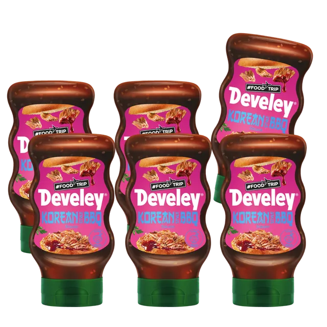 develey-foodtrip-korean-style-bbq-sauce-6x-300ml-flasche image 1