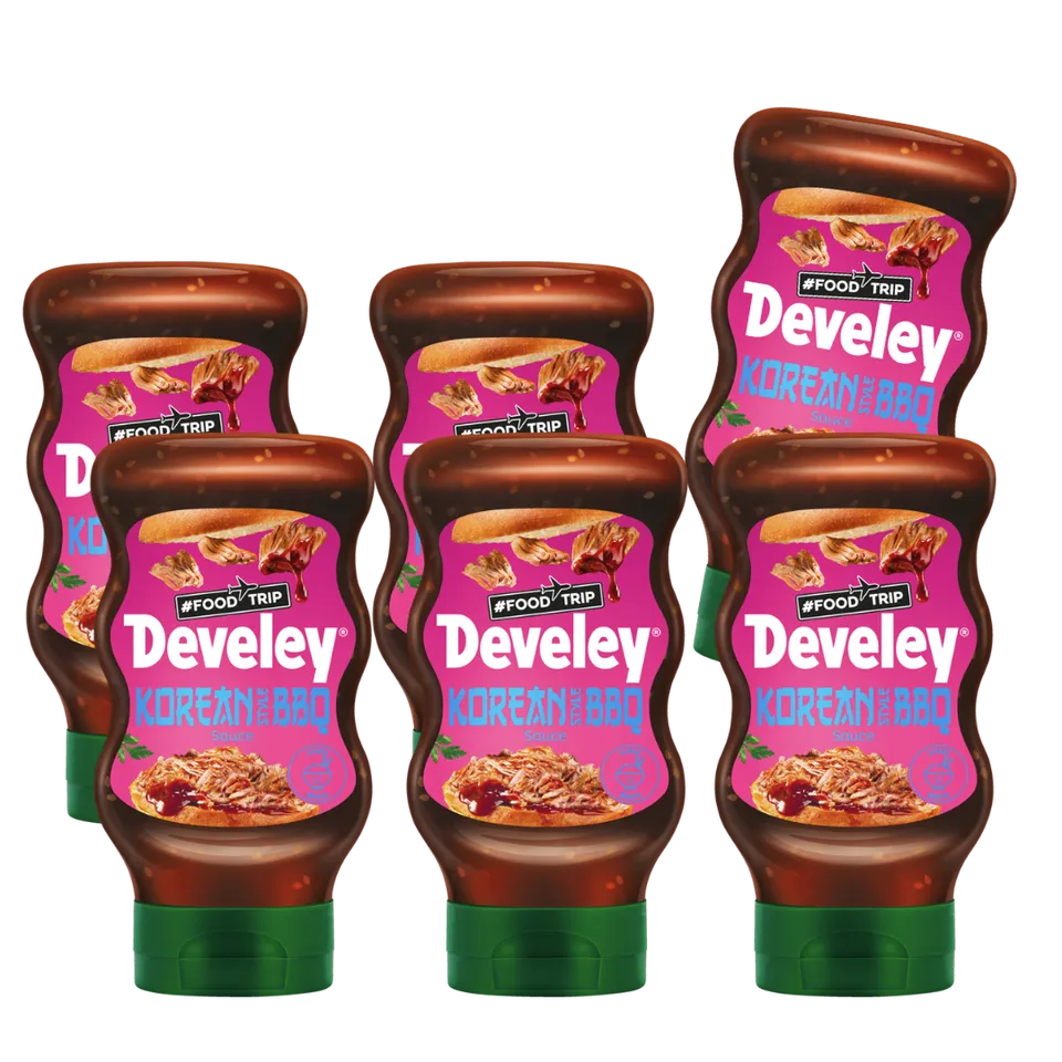 develey-foodtrip-korean-style-bbq-sauce-6x-300ml-flasche image 1