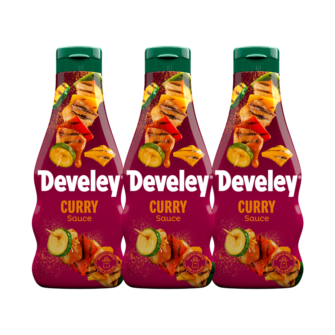 develey-curry-sauce-3x-250-ml-multipack-flasche image 1