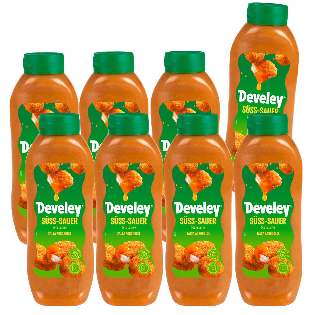 develey-s-sauer-sauce-8x-875-ml-flasche-multipack image 1