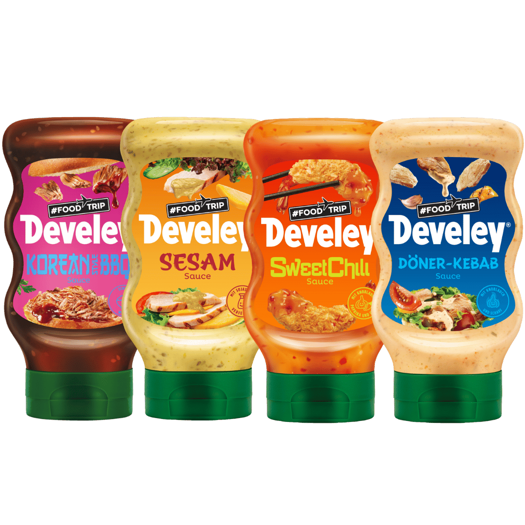 develey-foodtrip-bundle-kebab-sesam-korean-bbq-sweet-chili-4x-300-ml image 1