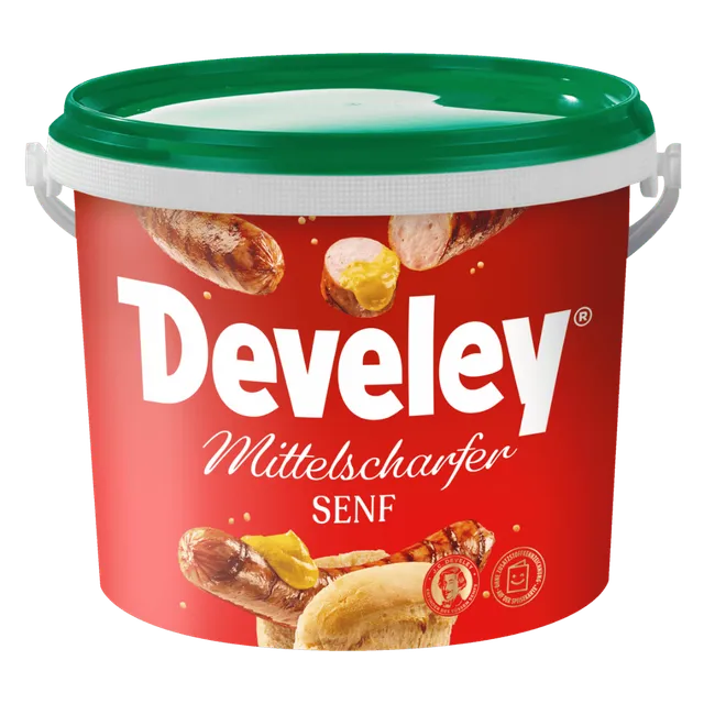 develey-senf-mittelscharf-5-kg-eimer image 1