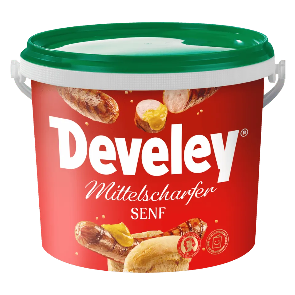 develey-senf-mittelscharf-5-kg-eimer image 1