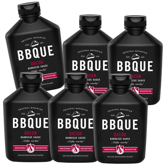 bbque-bayrische-barbecue-sauce-bacon-6x400ml image 1