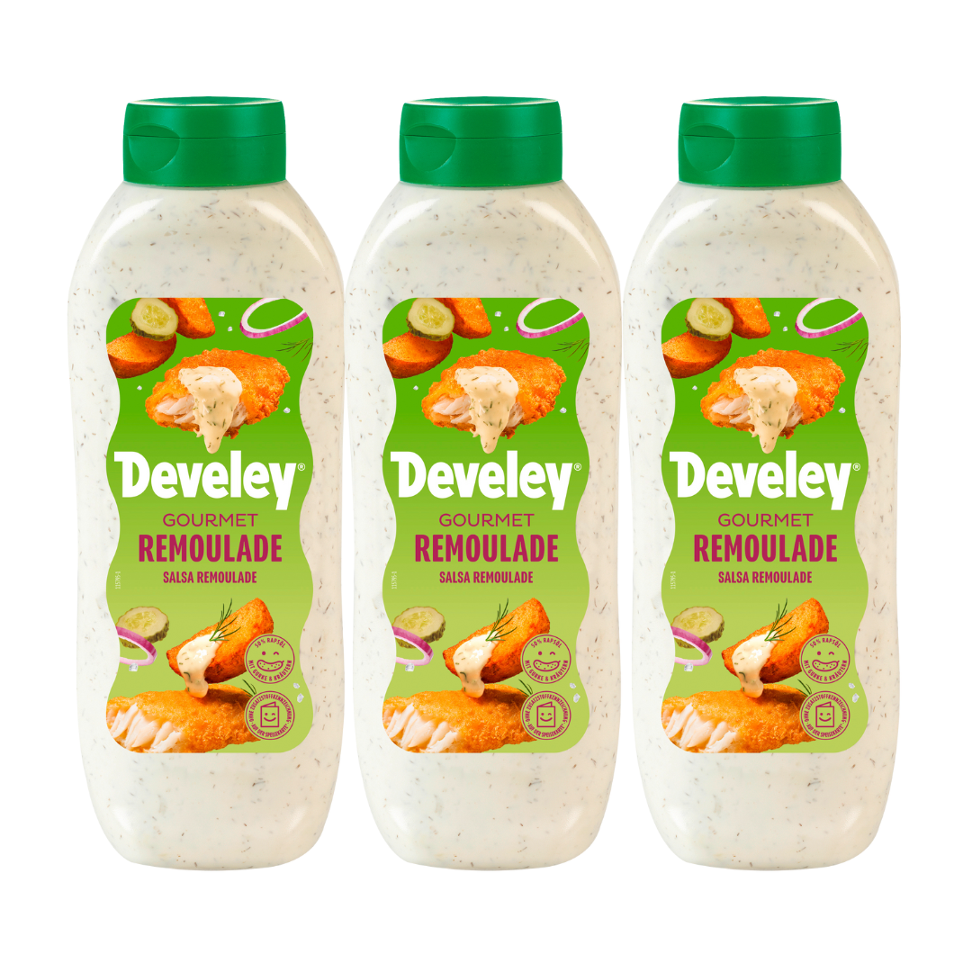 develey-gourmet-remouladen-sauce-vegan-3x-875-ml-flasche image 1