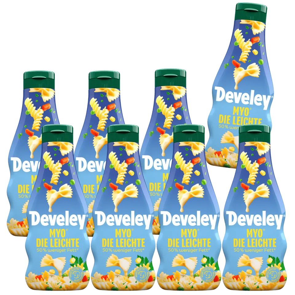 develey-unser-original-die-leichte-myo-vegan-flasche-8x-235-ml image 1