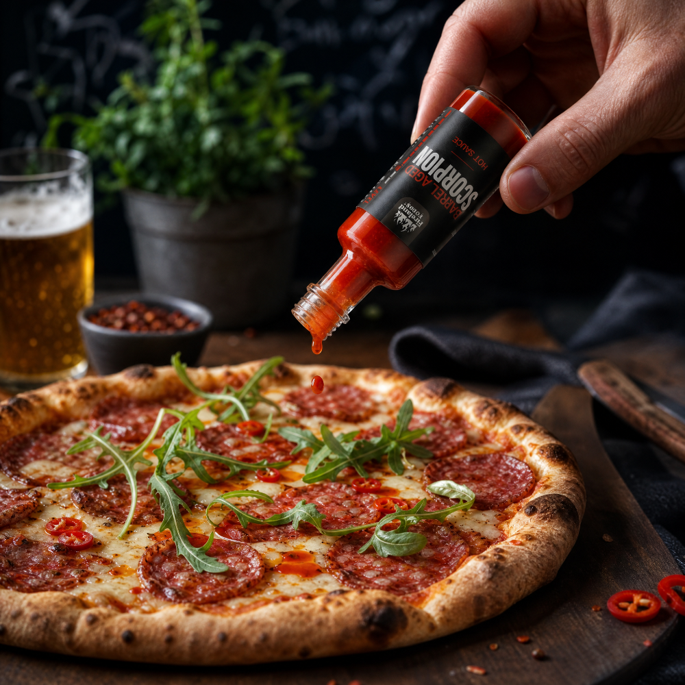 fireland-foods-barrel-aged-scorpion-40ml-fassgereifte-fermentierte-chilisauce image 2