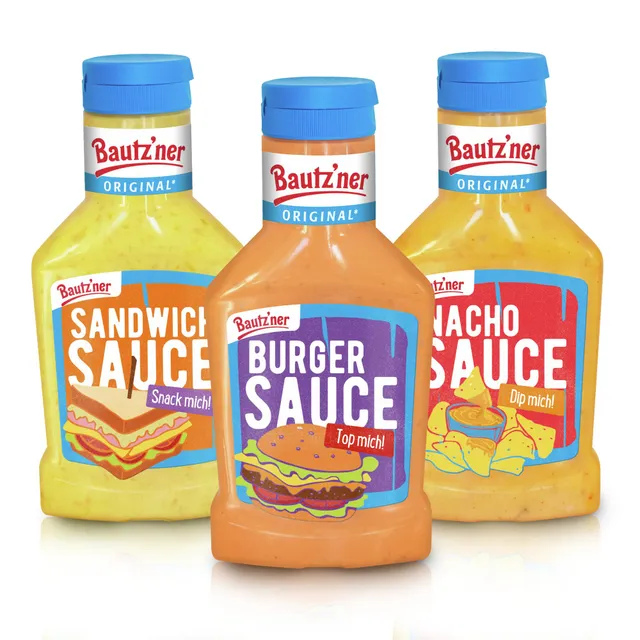 bautz-ner-snack-saucen-3er-bundle-3-x-300-ml-burger-sandwich-nachosauce image 1