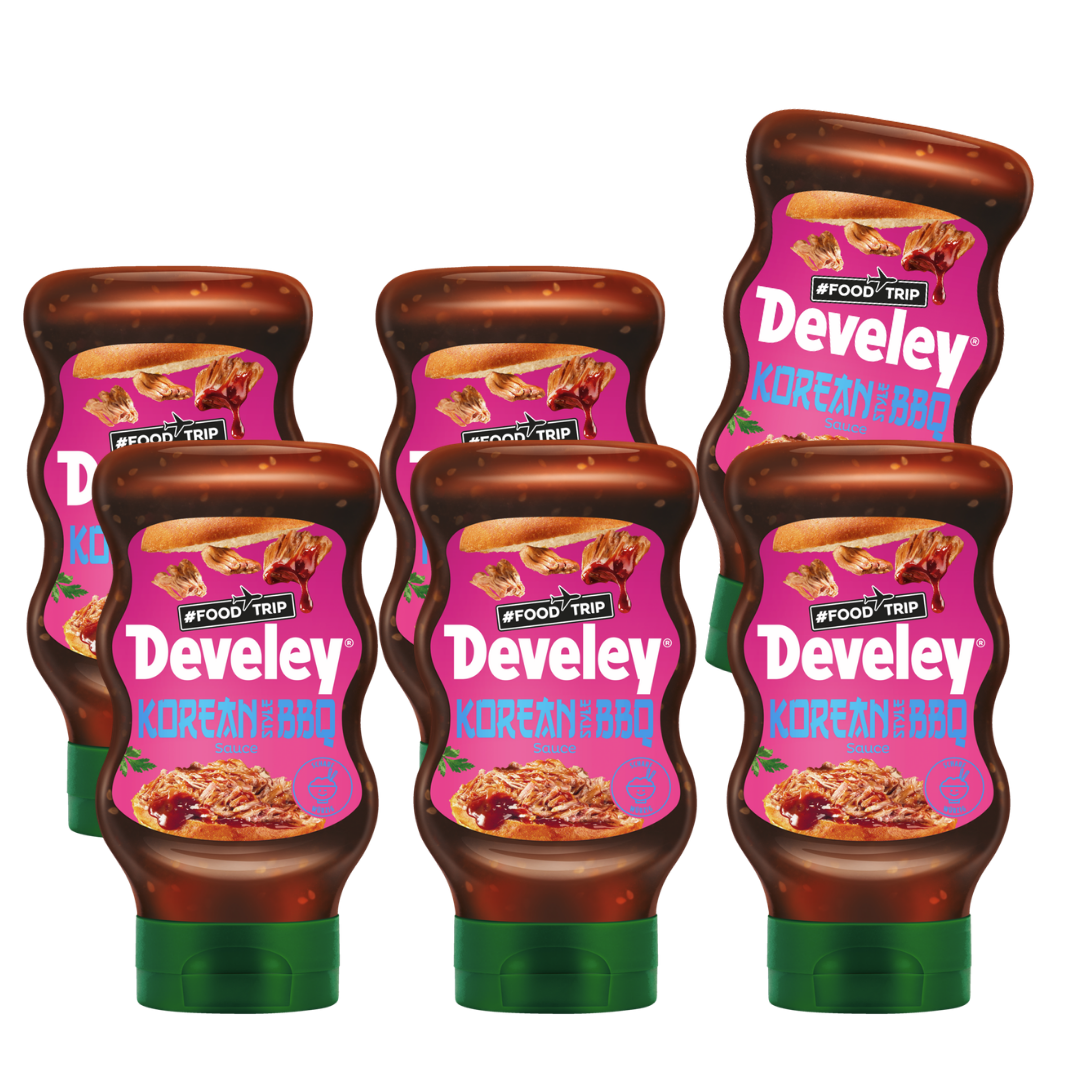 develey-foodtrip-korean-style-bbq-sauce-6x-300ml-flasche image 1
