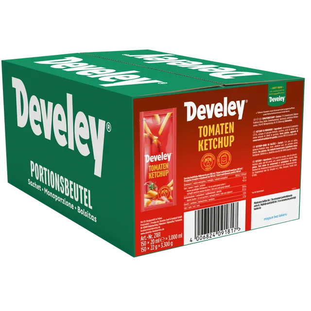develey-ketchup-portionsbeutel-150x-20-ml-karton image 1