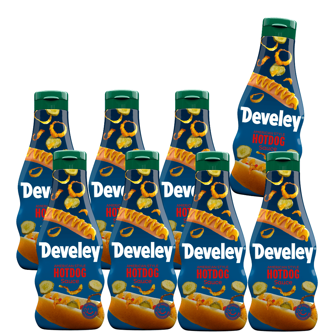 develey-american-style-hotdog-sauce-8x-250-ml-flasche-multipack image 1