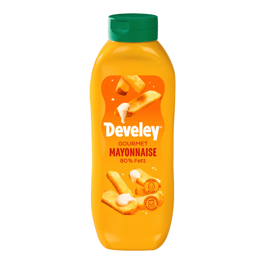 develey-gourmet-mayonnaise-cremige-mayo-875-ml-gro-flasche image 1