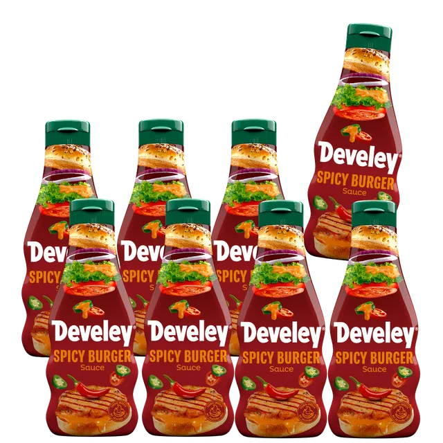 develey-spicy-burger-sauce-8x-250-ml-multipack-mit-jalapeno image 1