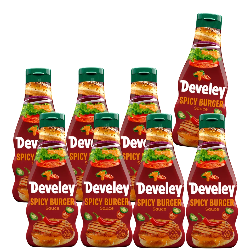 develey-spicy-burger-sauce-8x-250-ml-multipack-mit-jalapeno image 1