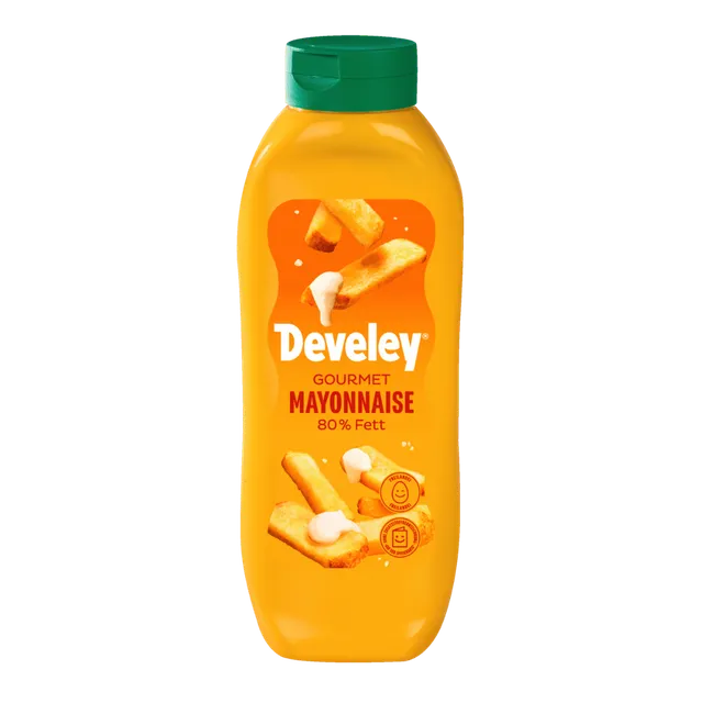 develey-gourmet-mayonnaise-cremige-mayo-875-ml-gro-flasche image 1