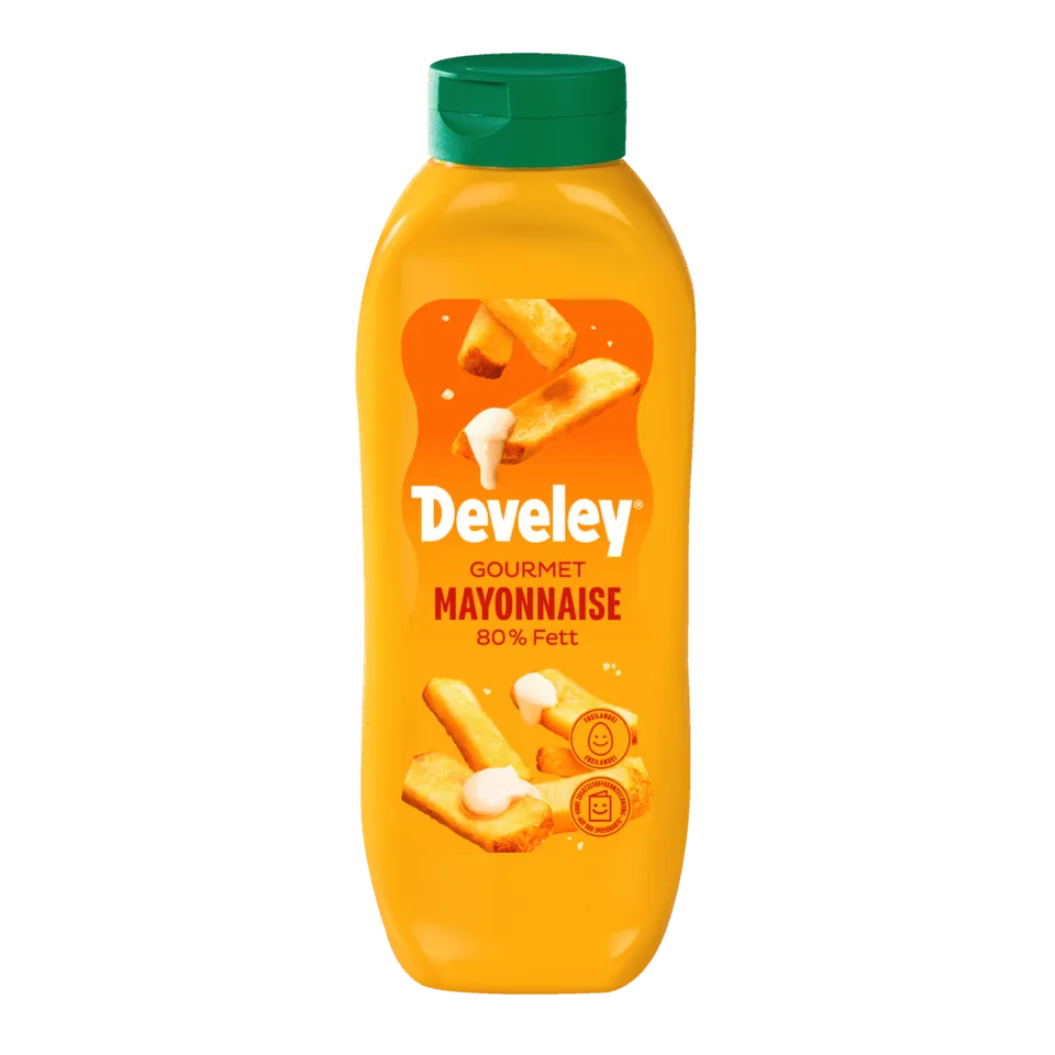 develey-gourmet-mayonnaise-cremige-mayo-875-ml-gro-flasche image 1