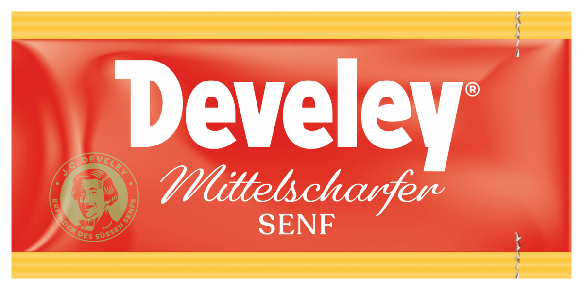 develey-senf-mittelscharf-200x-15-ml-portionsbeutel-karton image 1