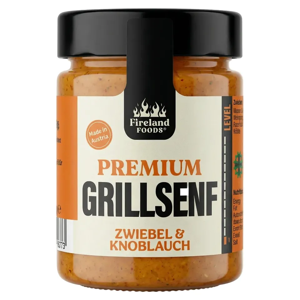 fireland-foods-grillsenf-zwiebel-knoblauch-w-rziger-grillsenf image 1
