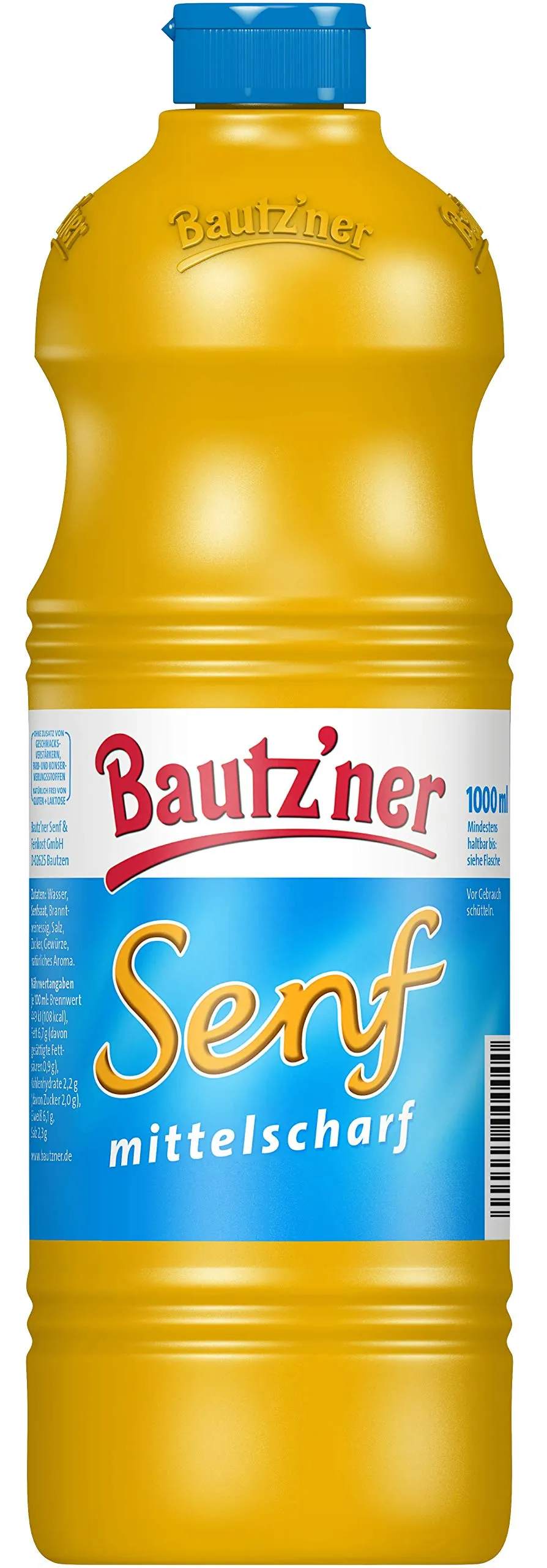 bautz-ner-senf-mittelscharf-1000ml image 1