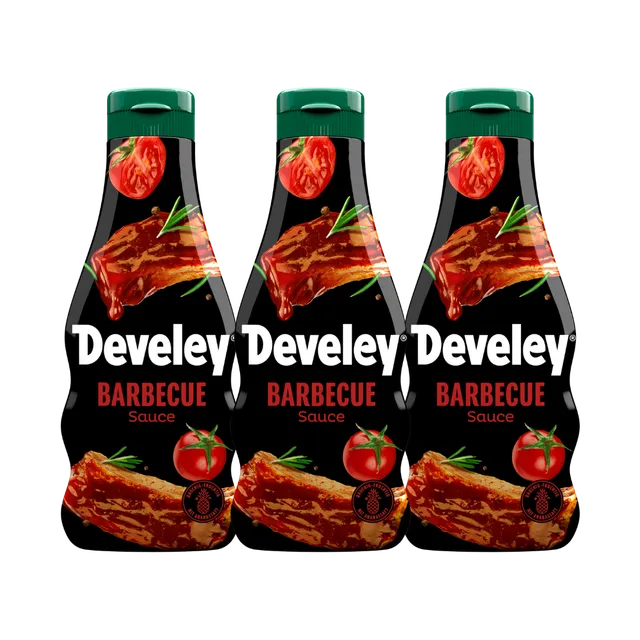 develey-bbq-sauce-3x-250-ml-multipack-flasche image 1