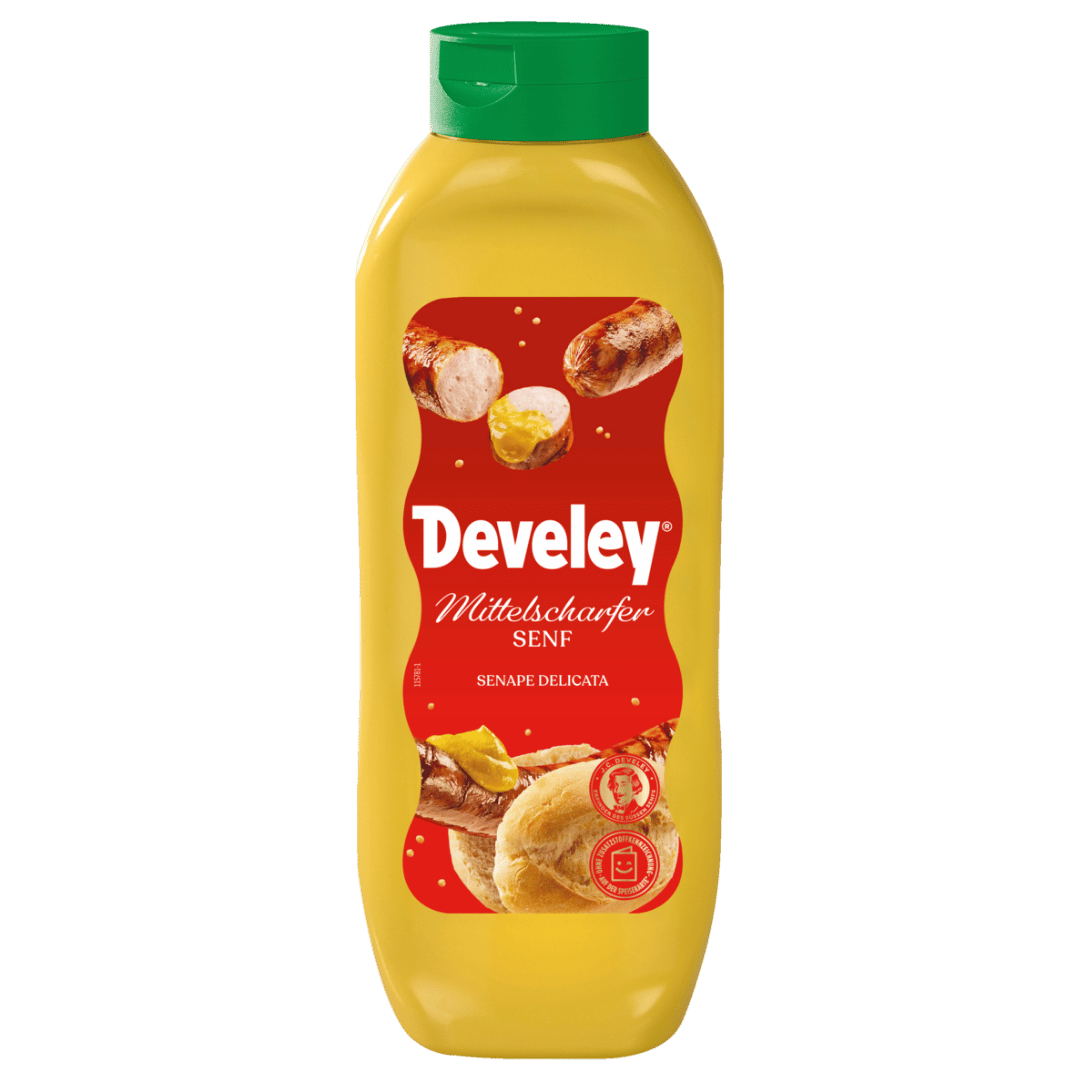 develey-senf-mittelscharf-875-ml-gro-flasche image 1