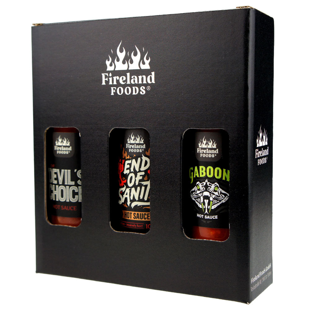 fireland-foods-superhot-box-3er-set-hot-sauce-geschenkbox-reaper-scorpion-habane image 2