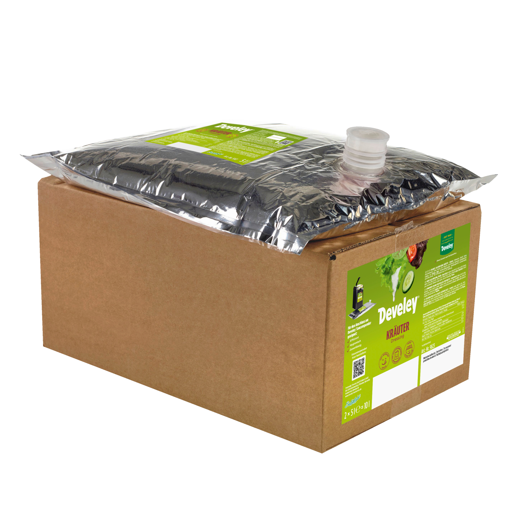 develey-kr-uter-dressing-5-l-beutel-f-r-dispenser-2er-pack image 1