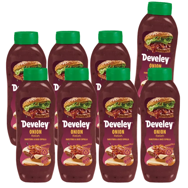 develey-onion-relish-8x-875-ml-flasche image 1