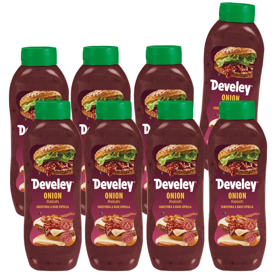 develey-onion-relish-8x-875-ml-flasche image 1