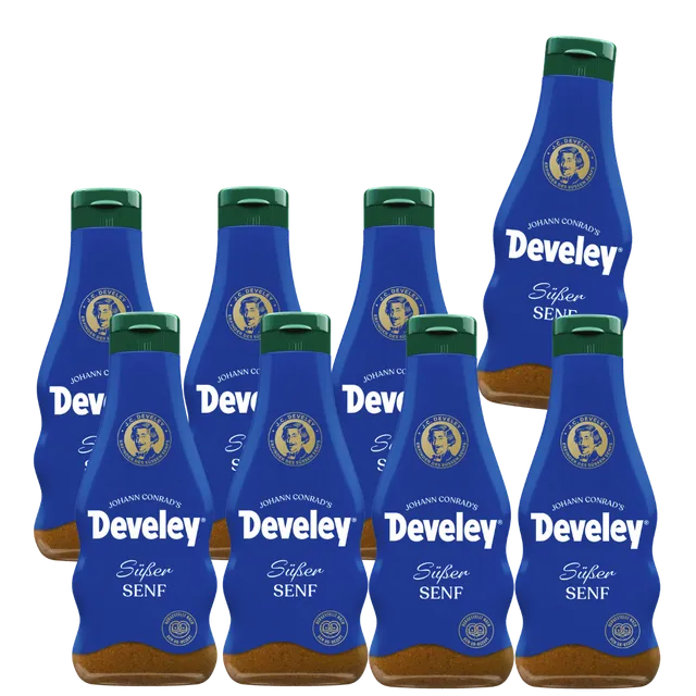 develey-original-m-nchner-wei-wurst-senf-s-er-senf-8x-250-ml-squeeze image 1