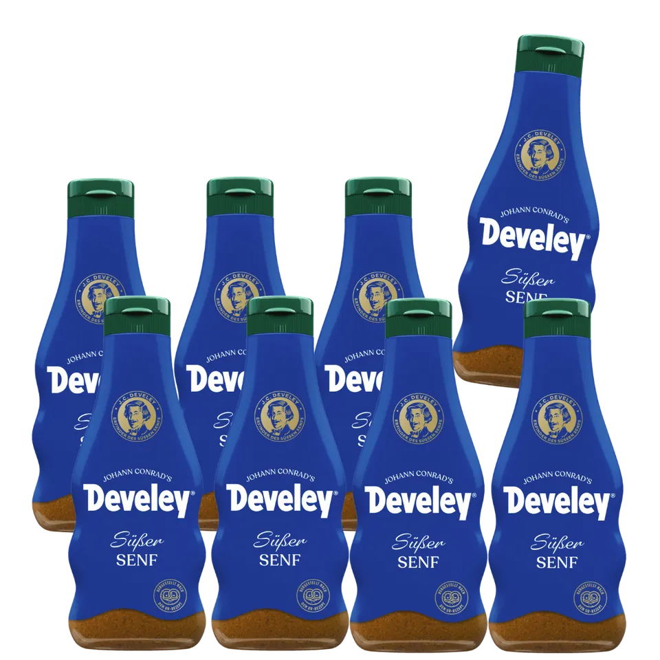 develey-original-m-nchner-wei-wurst-senf-s-er-senf-8x-250-ml-squeeze image 1
