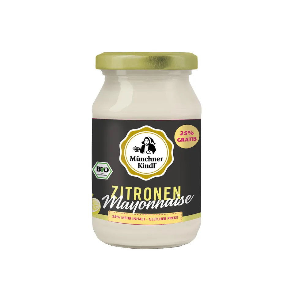 m-nchner-kindl-senf-bio-zitronen-mayonnaise-250ml-cremig-mit-zitrone image 1