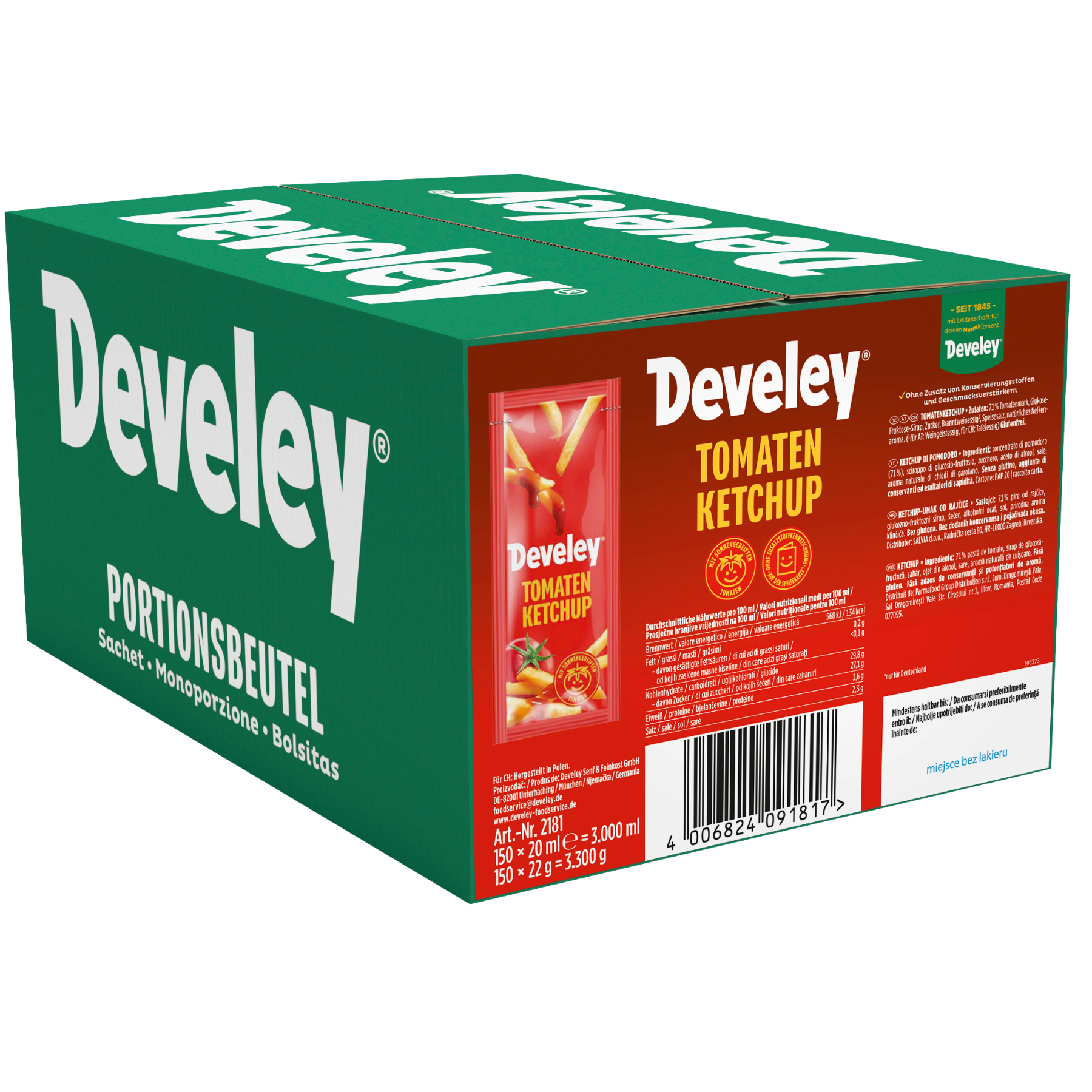 develey-ketchup-portionsbeutel-150x-20-ml-karton image 1