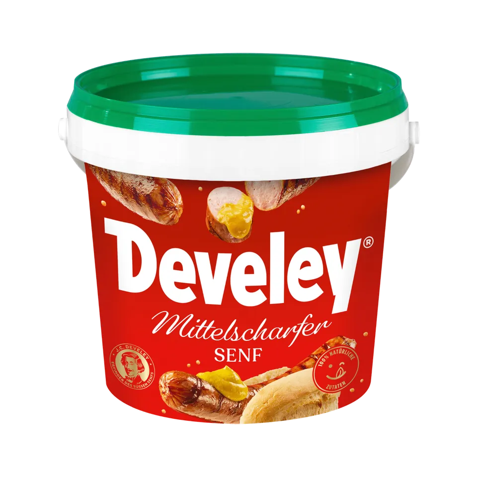 develey-senf-mittelscharf-klassiker-875-ml-eimer image 1