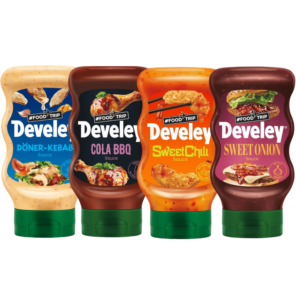 develey-foodtrip-bundle-kebab-sauce-sweet-onion-sauce-sweet-chili-sauce-cola-bbq image 1