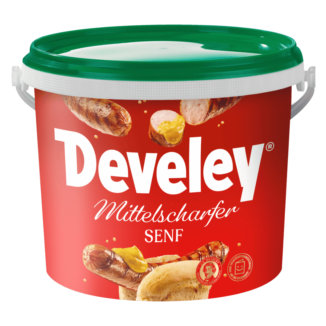 develey-senf-mittelscharf-5-kg-eimer image 1