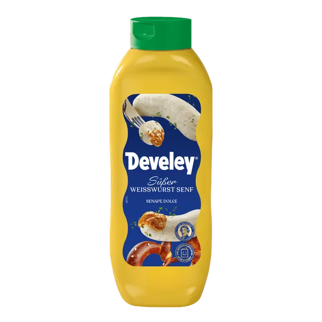 develey-original-m-nchner-wei-wurstsenf-s-er-senf-875-ml-gro-flasche image 1