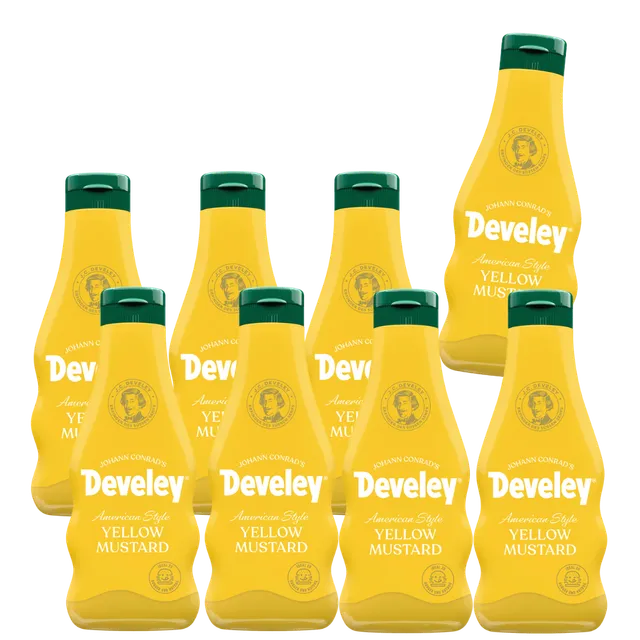 develey-american-style-yellow-mustard-squeeze-8x-250-ml image 1