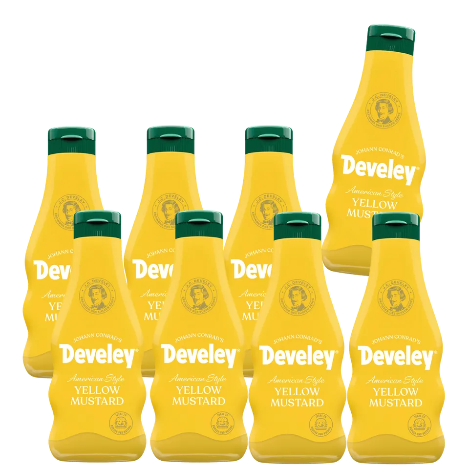 develey-american-style-yellow-mustard-squeeze-8x-250-ml image 1
