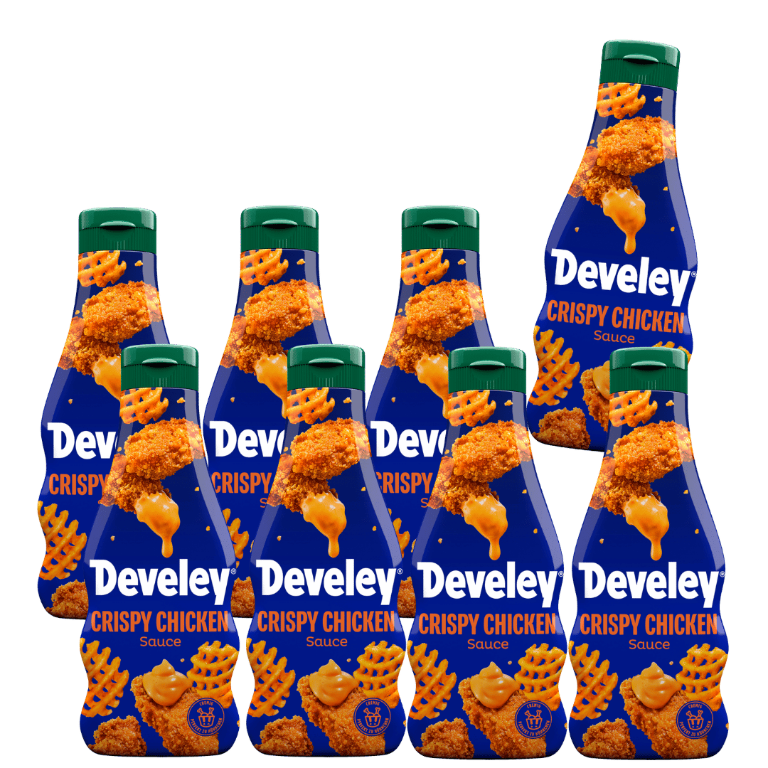 develey-crispy-chicken-sauce-8x-250-ml-flasche-multipack image 1