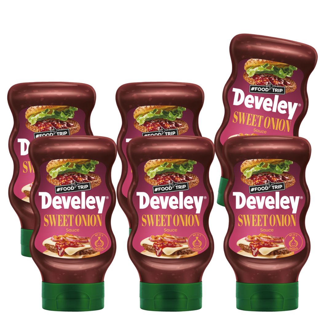develey-foodtrip-sweet-onion-sauce-6x-300-ml-flasche image 1