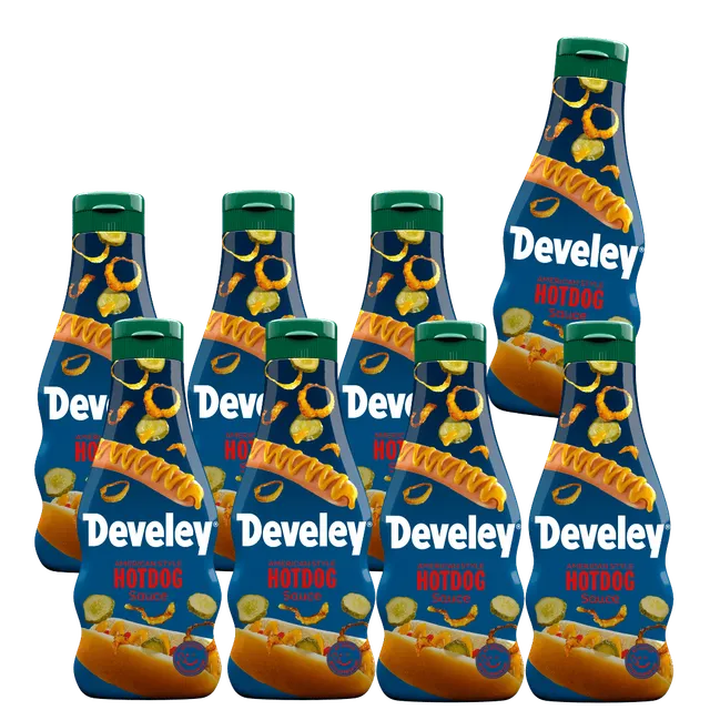 develey-american-style-hotdog-sauce-8x-250-ml-flasche-multipack image 1