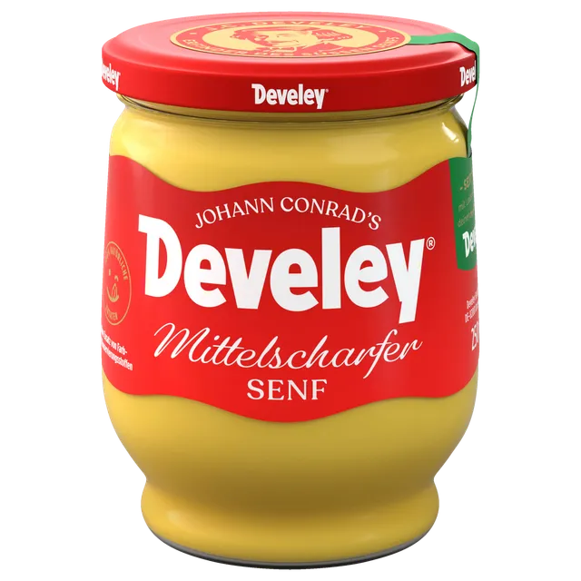 develey-senf-mittelscharf-250-ml-glas-einzelprodukt image 1