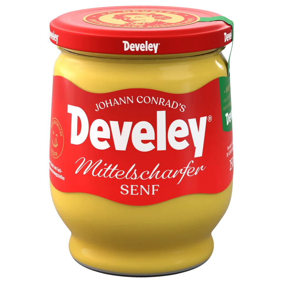 develey-senf-mittelscharf-250-ml-glas-einzelprodukt image 1